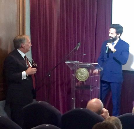 Villa Taverna: presentazione-evento Retequattro con l’Ambasciatore USA John R. Phillips, Roma, 2016